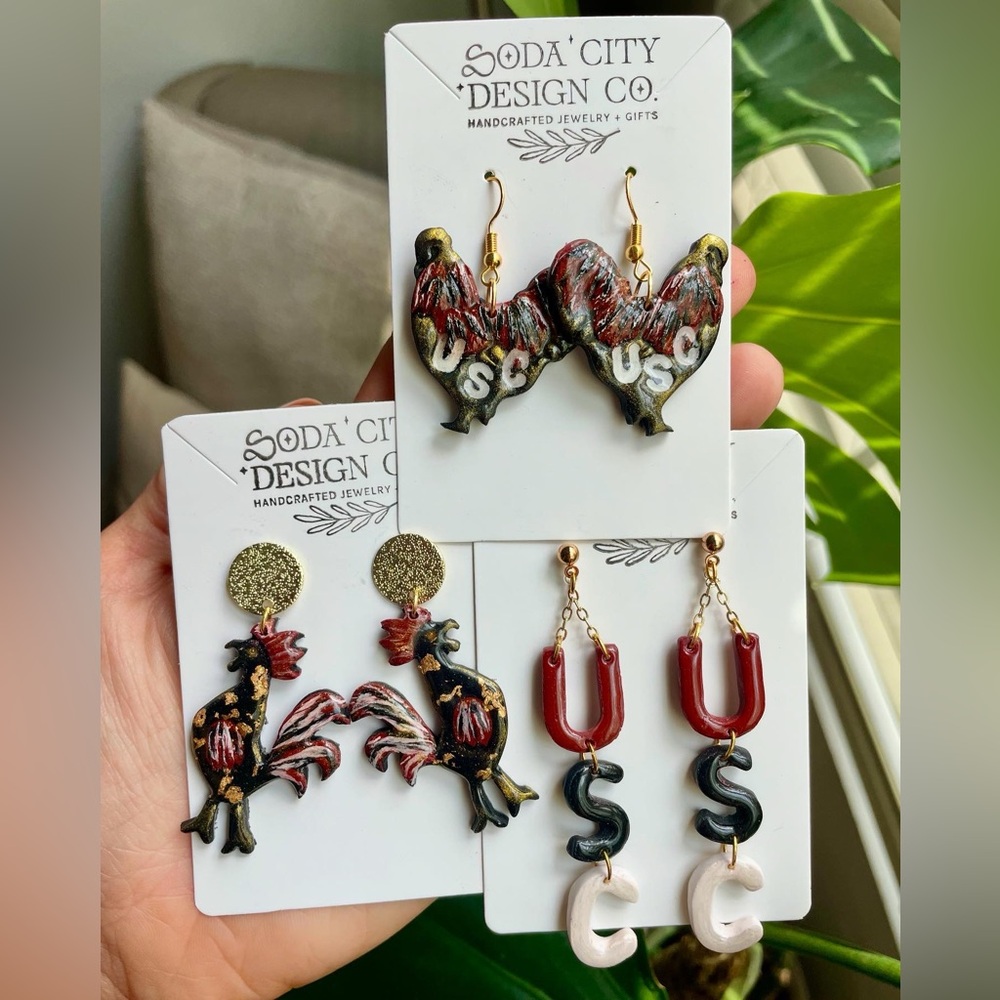 South Carolina Gamecocks Earrings